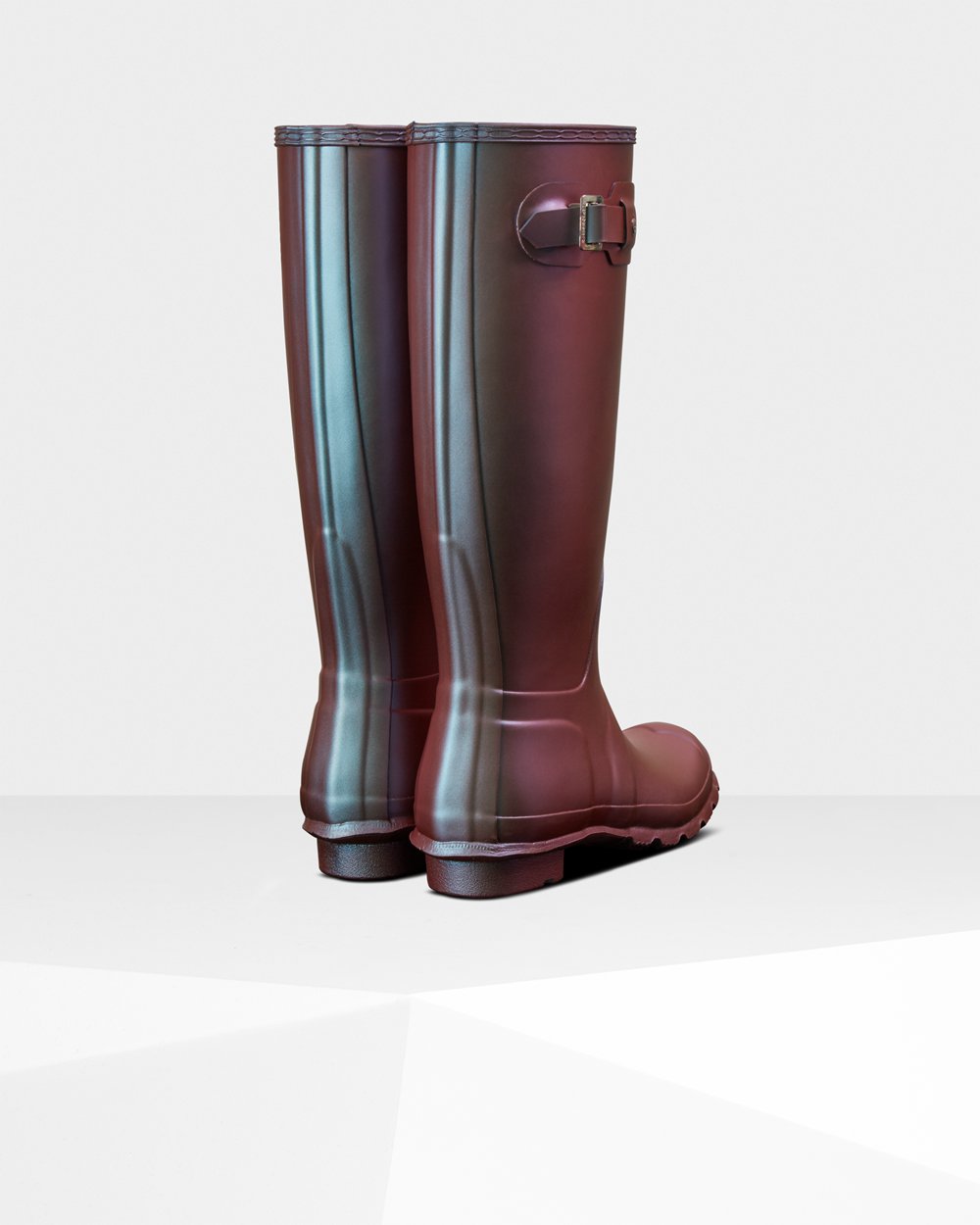 Hunter Original Nebula Tall Rain Boots - Sale Online Womens Blue - KIVEXW043